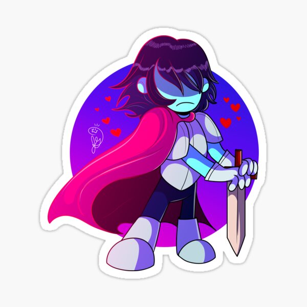 Jevil Deltarune Art Stickers.