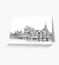 Streetscape,Kalgoorlie.West Australia Greeting Card