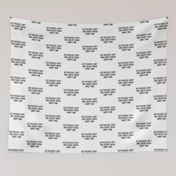 Item preview, I Can't Sing designed and sold by Venus Complete.