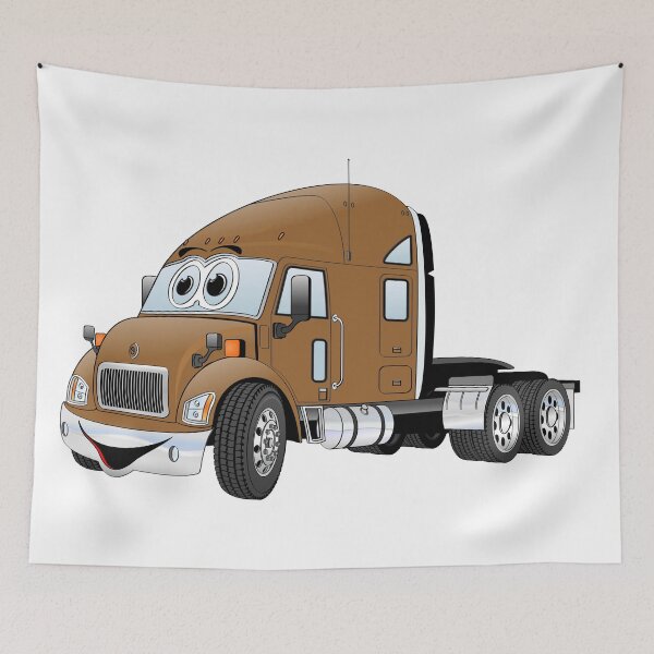 Item preview, Semi Truck Cab Brown designed and sold by Scott Hayes.