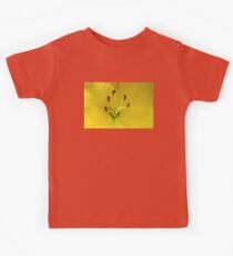 Yellow Lily Macro Kids Tee