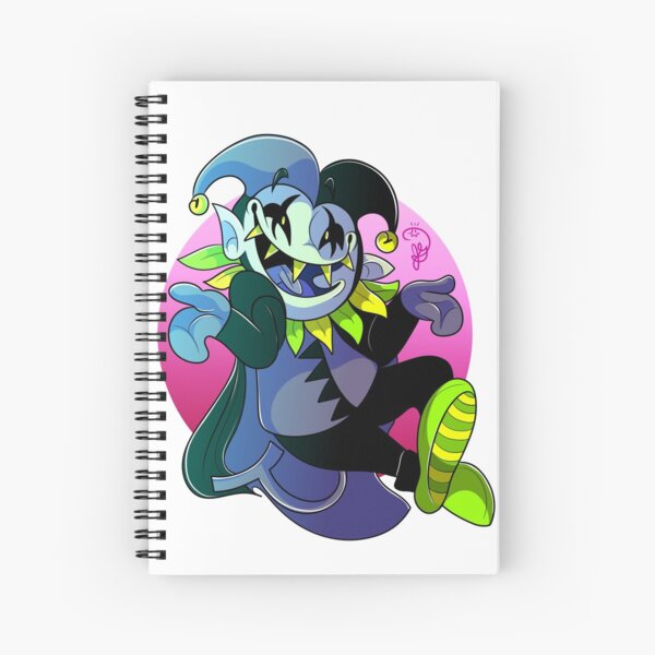 Deltarune Secret Boss Jevil Spiral Notebook