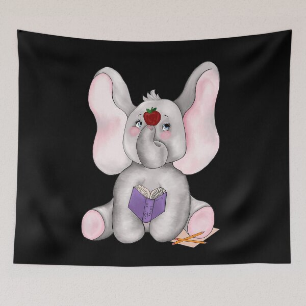 Item preview, School Memories Elephant designed and sold by redqueenself.