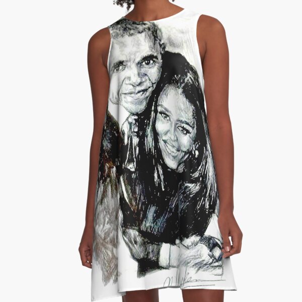 Item preview, BARACK & MICHELLE OBAMA PORTRAIT designed and sold by Portraits by Billy H. Jackson.