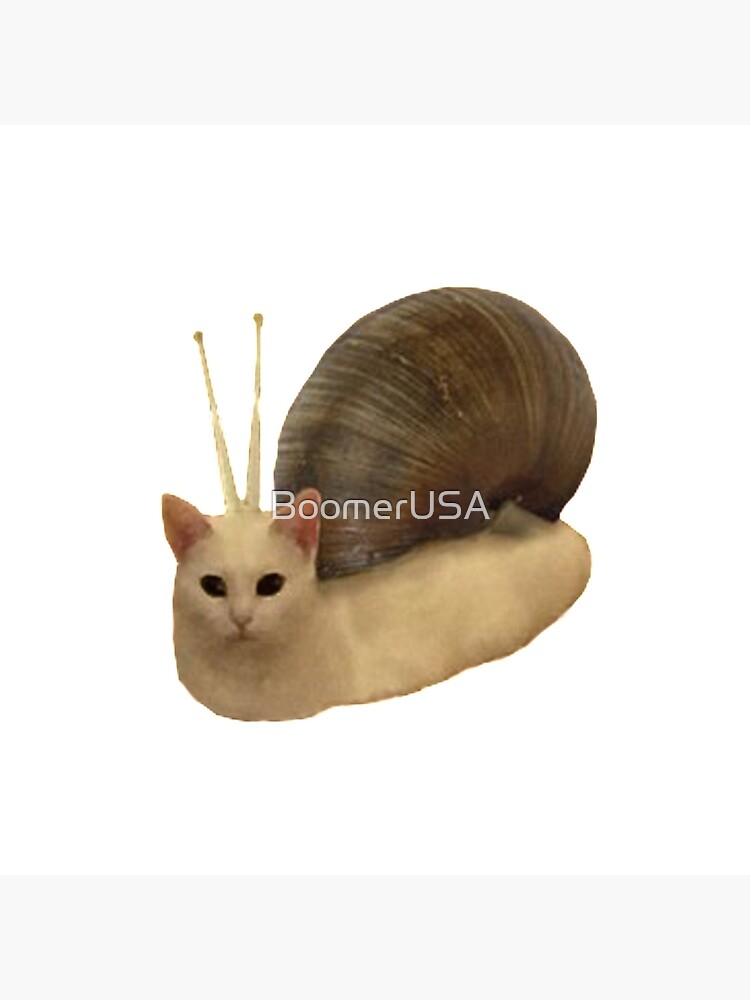 "Cat Snail" Throw Pillow for Sale by BoomerUSA Redbubble