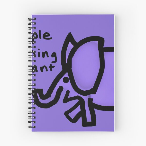 Item preview, Purple Listening Elephant designed and sold by Beth A.  Richardson.
