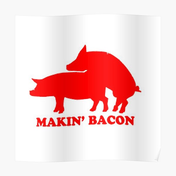 bikini poster bacon Pork