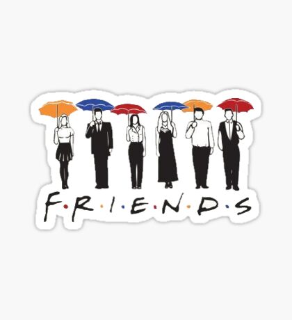 friends stickers redbubble