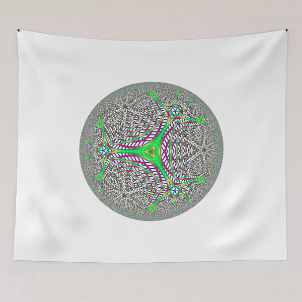Item preview, Noneuclidean Quasi-Ukrainian Mandala #2 designed and sold by DavidFeldman.