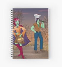 Red and the Woodsman Spiral Notebook
