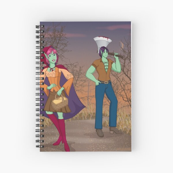 Red and the Woodsman Spiral Notebook