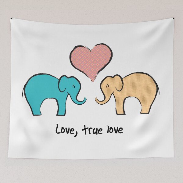 Item preview, Elephants in love  designed and sold by candhdesigns.