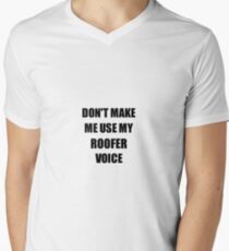 Roofer Gift for Coworkers Funny Present Idea Men's V-Neck T-Shirt