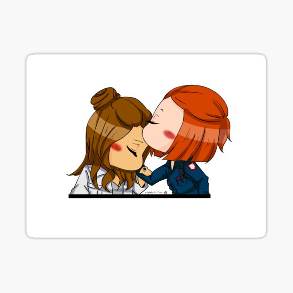 Forehead Kiss Sticker