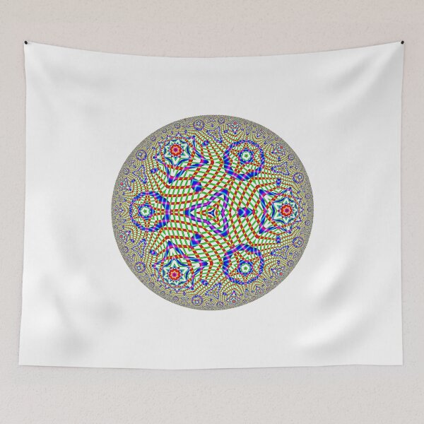 Item preview, Noneuclidean Quasi-Ukrainian Mandala #4 designed and sold by DavidFeldman.