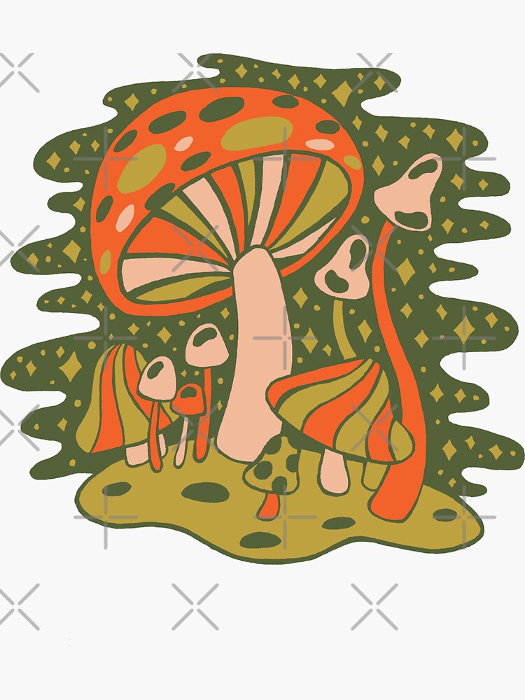 Forest of Mushrooms by doodlebymeg