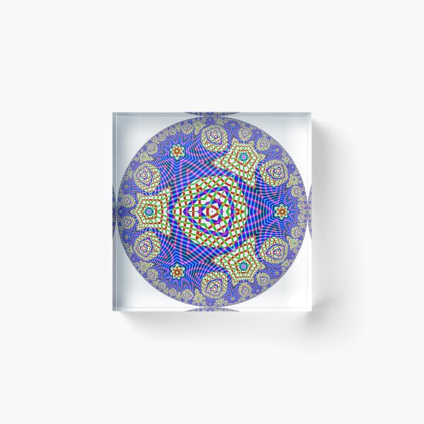 Aperçu de l'œuvre Mandala quasi-ukrainien quasi-euclidien # 10 créée et vendue par DavidFeldman.