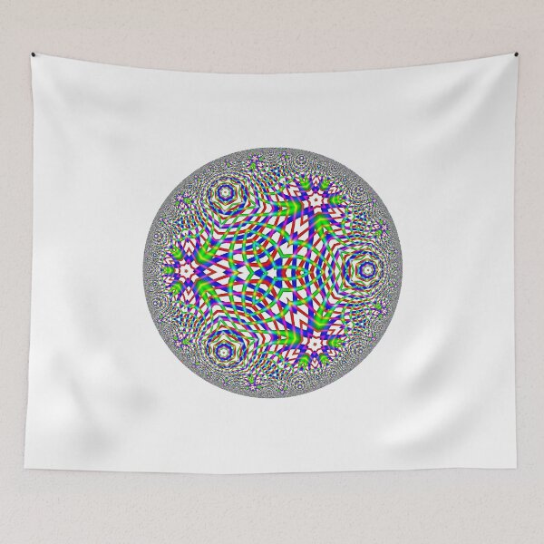 Item preview, Noneuclidean Quasi-Ukrainian Mandala #15 designed and sold by DavidFeldman.