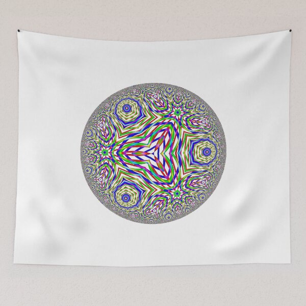 Item preview, Noneuclidean Quasi-Ukrainian Mandala #16 designed and sold by DavidFeldman.