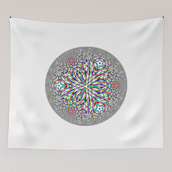 Item preview, Noneuclidean Quasi-Ukrainian Mandala #19 designed and sold by DavidFeldman.