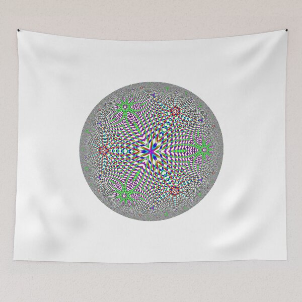 Item preview, Noneuclidean Quasi-Ukrainian Mandala #21 designed and sold by DavidFeldman.