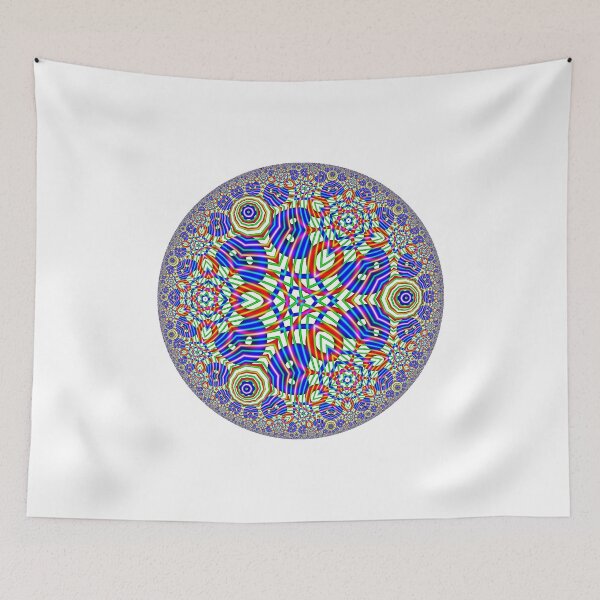 Item preview, Noneuclidean Quasi-Ukrainian Mandala #25 designed and sold by DavidFeldman.