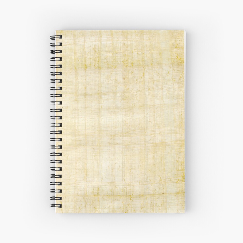 "Parchment paper texture" Spiral Notebook for Sale by Dator Redbubble