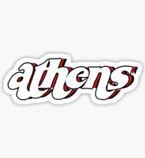 Retro Athen-Aufkleber Sticker