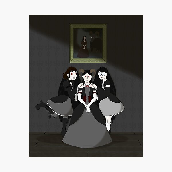 Item preview, The Daemonium Sisters - Devgals Official Artwork designed and sold by LeonArtona.
