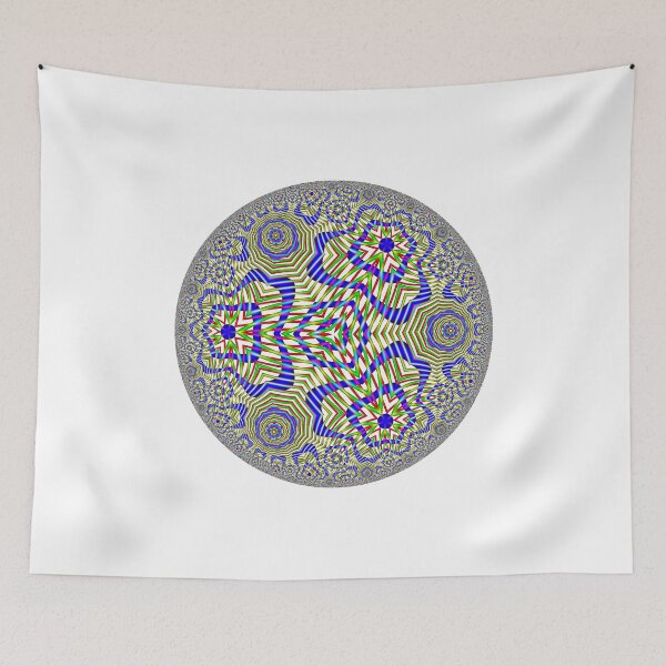 Item preview, Noneuclidean Quasi-Ukrainian Mandala #34 designed and sold by DavidFeldman.