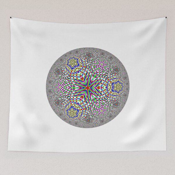 Item preview, Noneuclidean Quasi-Ukrainian Mandala #35 designed and sold by DavidFeldman.