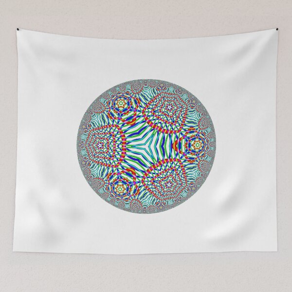 Item preview, Noneuclidean Quasi-Ukrainian Mandala #38 designed and sold by DavidFeldman.