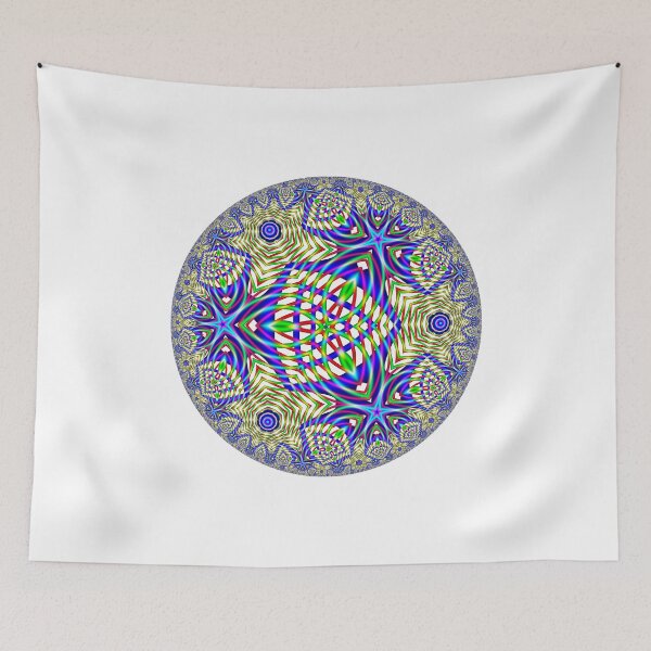 Item preview, Noneuclidean Quasi-Ukrainian Mandala #39 designed and sold by DavidFeldman.