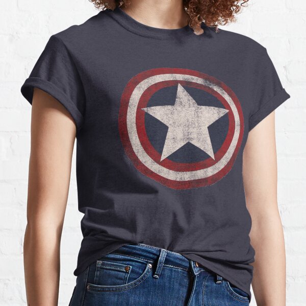 America Hero Shield- Usa flag Classic T-Shirt