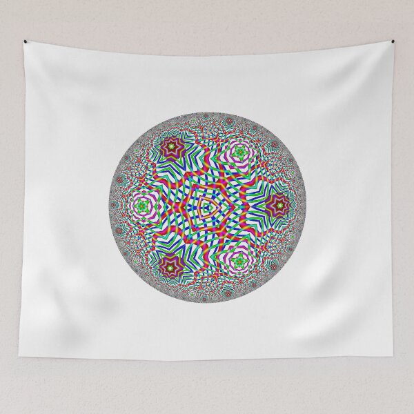 Item preview, Noneuclidean Quasi-Ukrainian Mandala #48 designed and sold by DavidFeldman.