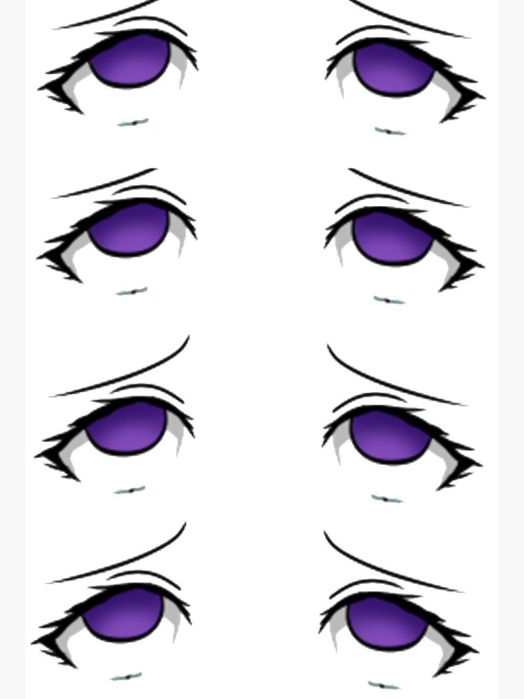 Cute Anime Eyes Art Board Print for Sale by Jessiecrow87