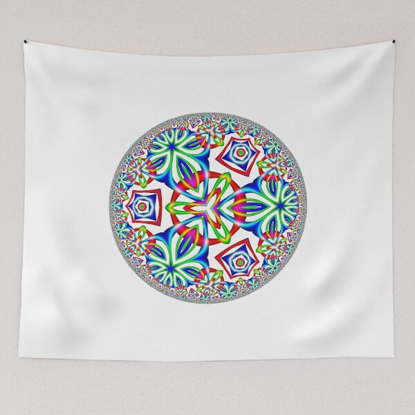 Item preview, Noneuclidean Quasi-Ukrainian Mandala #54 designed and sold by DavidFeldman.