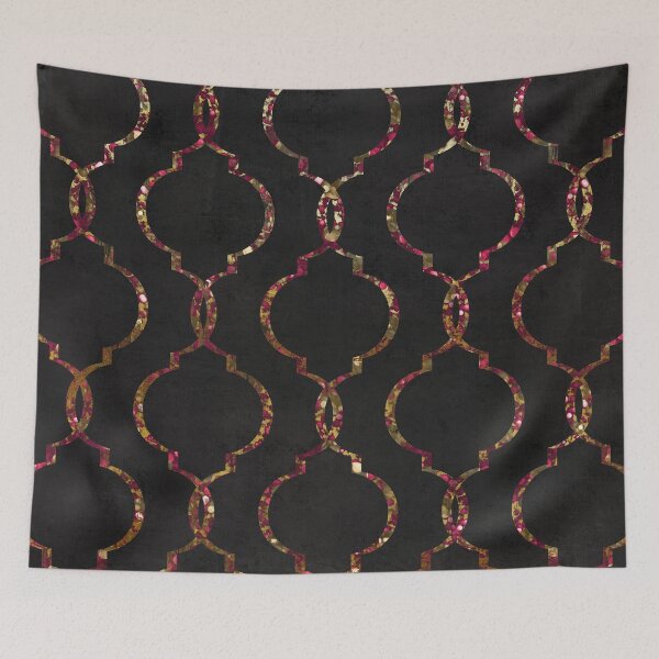 Item preview, Vintage Chic New York Flat Quatrefoil Pattern designed and sold by Glimmersmith.