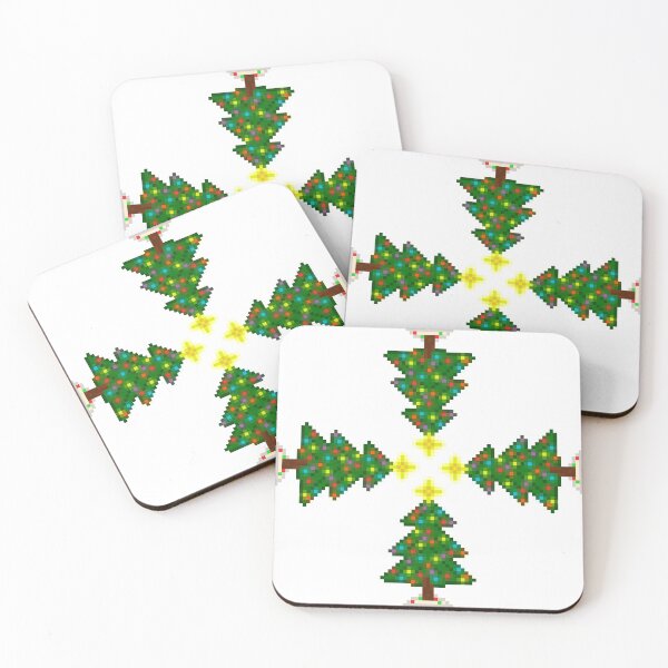 Item preview, Pixel Christmas Tree Kaleidoscope designed and sold by gkillerb.