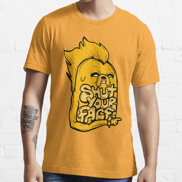 Rockstar Jake from Adventure Time™ "Shut Your Face" Essential T-Shirt