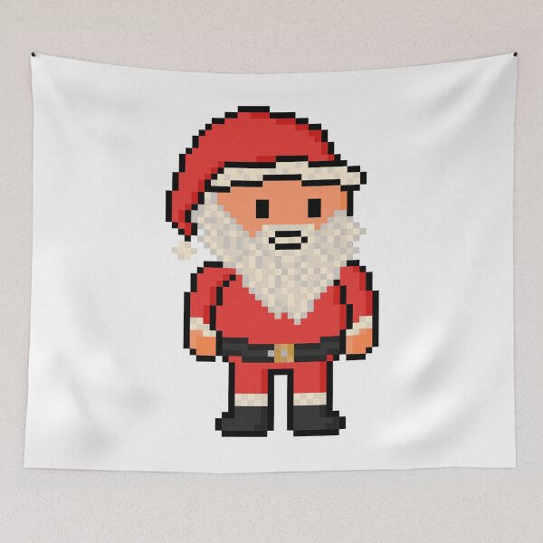 Item preview, Christmas Pixel Santa Claus designed and sold by gkillerb.