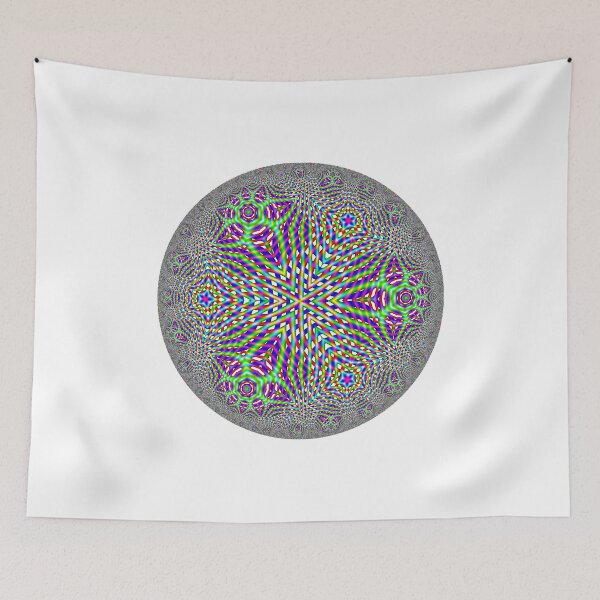 Item preview, Noneuclidean Quasi-Ukrainian Mandala #61 designed and sold by DavidFeldman.
