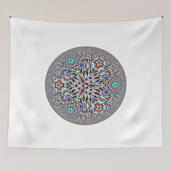 Item preview, Noneuclidean Quasi-Ukrainian Mandala #64 designed and sold by DavidFeldman.