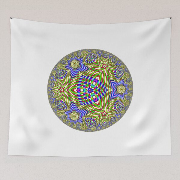 Item preview, Noneuclidean Quasi-Ukrainian Mandala #67 designed and sold by DavidFeldman.