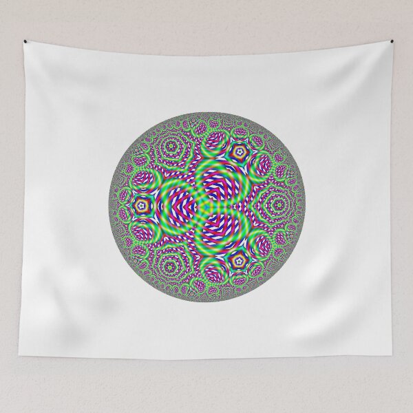 Item preview, Noneuclidean Quasi-Ukrainian Mandala #68 designed and sold by DavidFeldman.