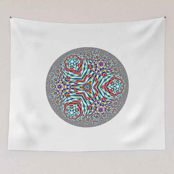 Item preview, Noneuclidean Quasi-Ukrainian Mandala #73 designed and sold by DavidFeldman.