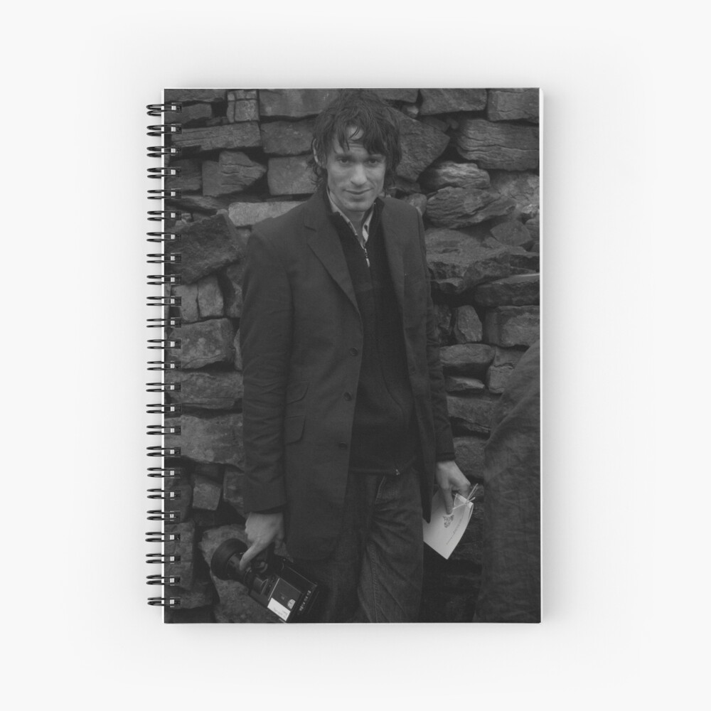 Andrew as Filmmaker # 2 - Unposed Portrait Spiral Notebook