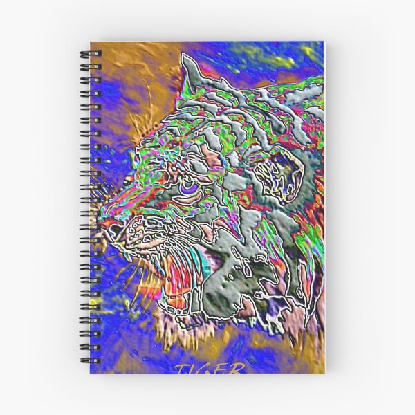 Item preview, psychedelic tiger designed and sold by dnlddean.