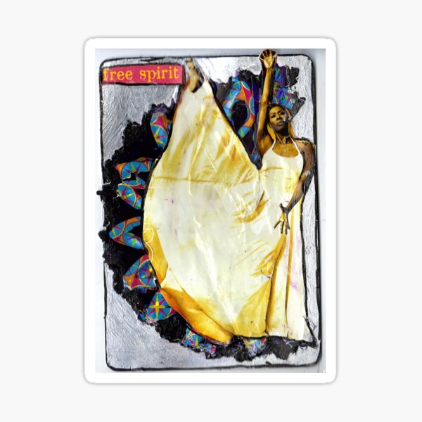 Free Spirit(Dancing Outside the Box) Sticker