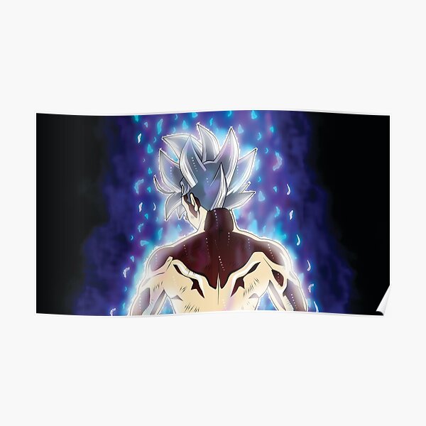 Dragon Super Goku Ultra Instinct Mastered T-3353 Art Poster 24x36 27x40